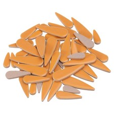 100g Petal Mosaic Tiles Glazed Ceramic Tiles Orange