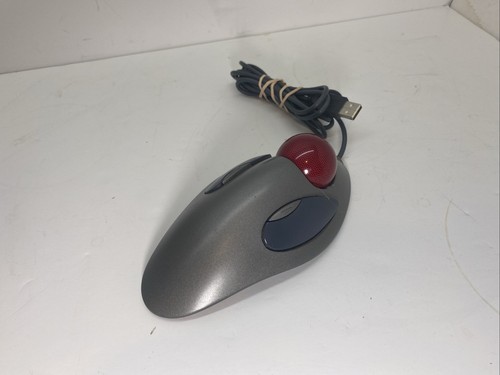 Logitech Trackball Marble Ball Mouse T-BC21 USB Tested - Afbeelding 2 van 10