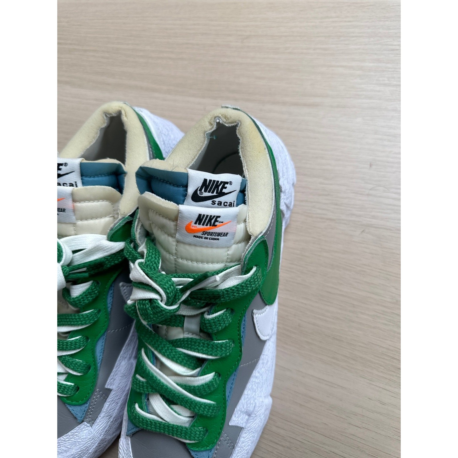 SACAI X NIKE Blazer Nike x Sacai basso classico verde taglia 7 5 come nuovo