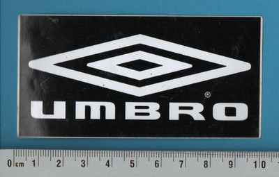  UMBRO - SPORT READY TO WEAR KLEIDUNG - VINTAGE LOGO - A - AUFKLEBER  
