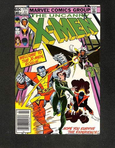 Uncanny X-Men #171 Newsstand Variant Marvel 1983