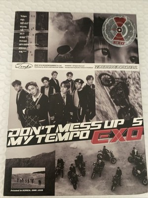 Exo 'Don't Mess Up My Tempo' Allegro Version CD & (Photocard)
