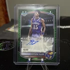 BRYSON TILLER 2025-26 BOWMAN CHROME U GREEN GEOMETRIC 1ST ROOKIE AUTO /99