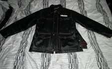 RODEO Leather Jacket Mens XL Heavy EMBROIDERED Black Lubrisyn Big Ticket MS 2012