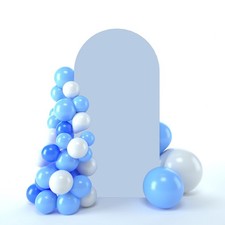 Wedding Arch Backdrop Stand Cover, 7.2FT Double Sided Stretchy Arch Cover Fit...