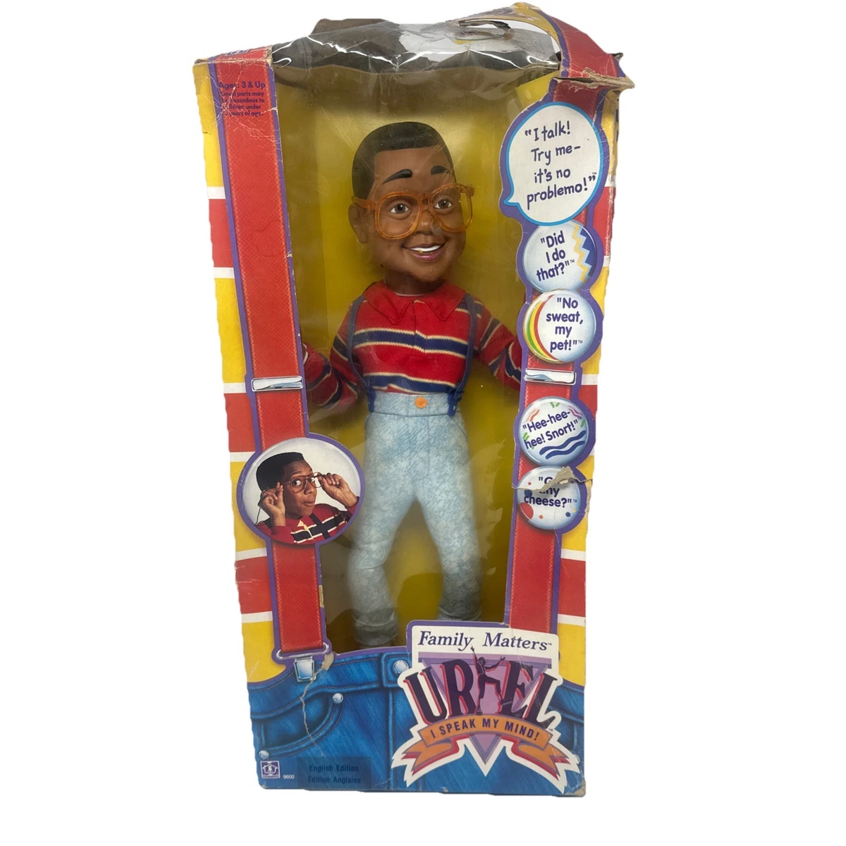 Steve Urkel Cartoon & TV Character Action Figure Action Figures