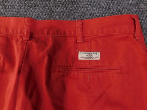 Polo Ralph Lauren Shorts Mens 36 Tyler Classic Chino Pleated Casual Shorts - Picture 13 of 15
