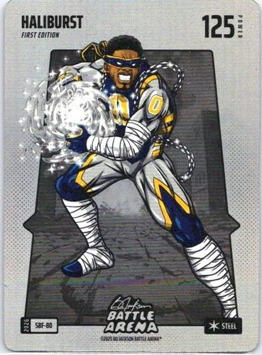 2026 Bo Jackson Battle Arena Haliburst 1st Edition Tyrese Haliburton Silver