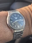 Vintage Seiko 5 Automatic Watch 6309-8230 Day/Date Blakc  Dial Japan