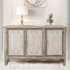 Rustic 49" Farmhouse Sideboard Buffet Cabinet with Storage - Provence Gray