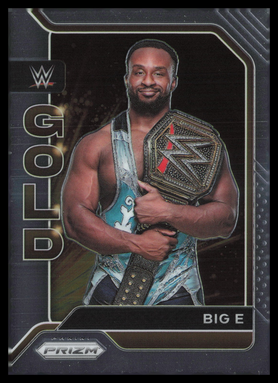 2022 Panini Prizm WWE #10 Big E WWE Gold