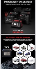 2/10/25 Amp 12V Smart Car Battery Charger, Fully Automatic Battery Maintainer...