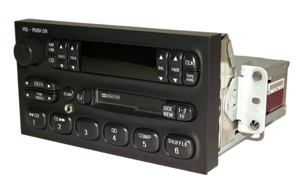Mercury Villager 1999-02 AM FM Cassette w CD Control & Aux Input XF5F-19B132-AC Foto 2 de 4