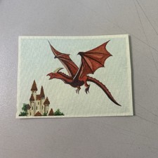 ACEO Red Dragon Watercolor On Paper 2.5 x 3.5 Inches Free Shipping In USA New .
