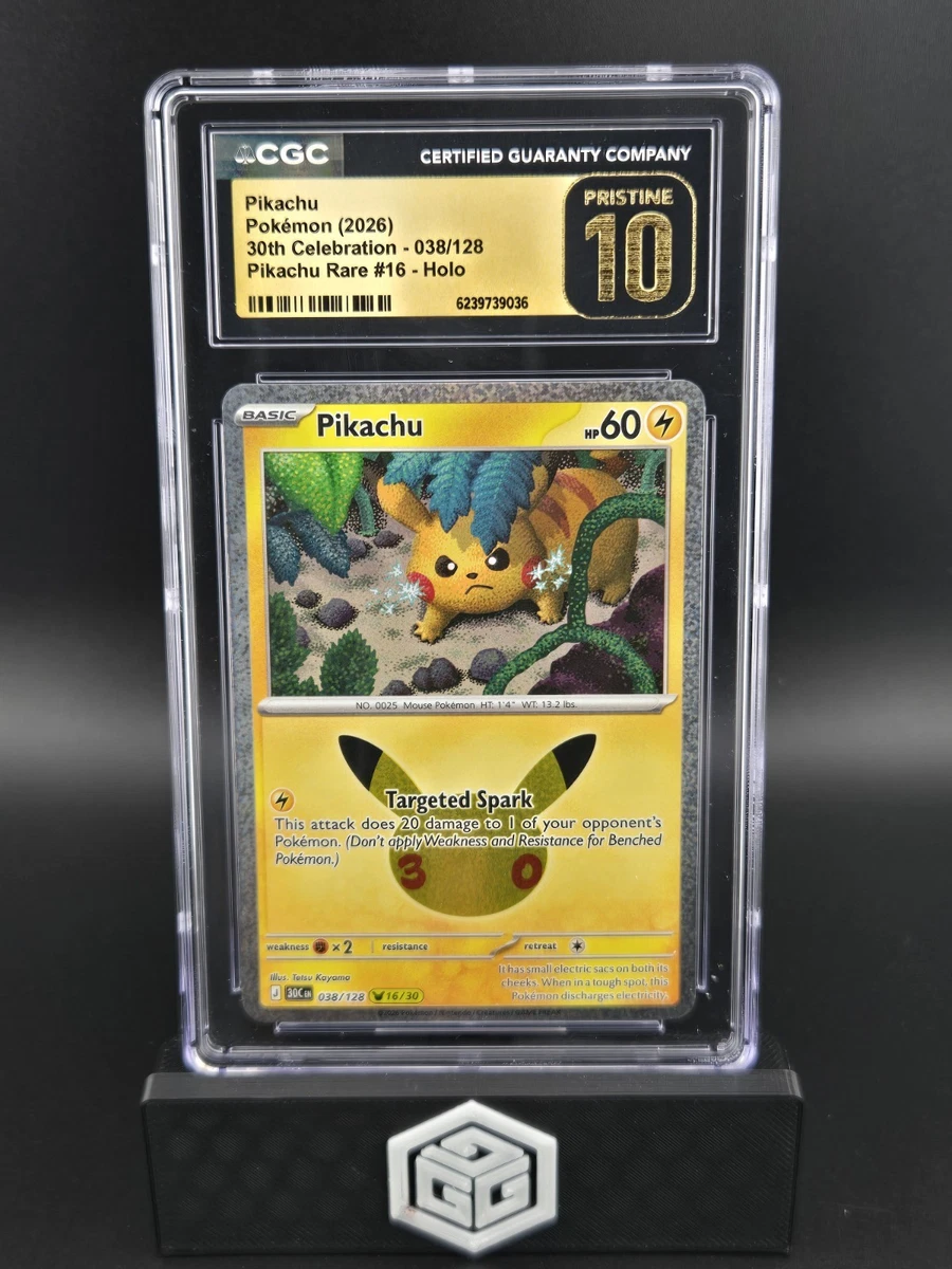 Pokémon TCG Grade 10 Pikachu Individual Collectible Card Game