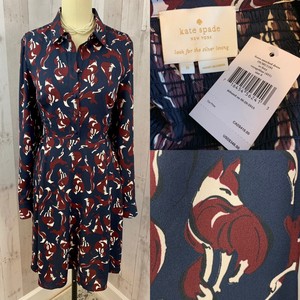 kate spade foxes dress