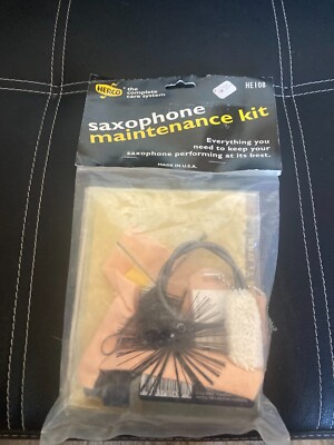 Herco Saxophone Maintenance Kit HE 108 Complete Care & Extra Sax Swab USA