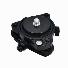 Black Tribrach With Optical Plummet Tribrach Adapter Carrier With 5/8"x11 Thread