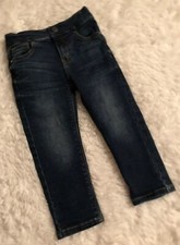 OSH KOSH Baby Girl Dark Blue/Denim Skinny Jeans, Toddlers SZ:2T/2 Toddler EUC 
