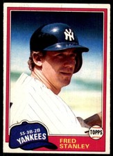1981 Topps Fred Stanley New York Yankees #281