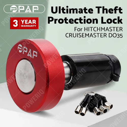HITCHMASTER & CRUISEMASTER DO35/D035 LOCK ULTIMATE THEFT PROTECTION W ...