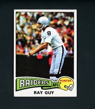 Ray Guy 1975 Topps (HOF) Oakland Riaders #435 EX-MT