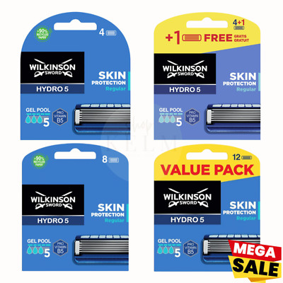 Wilkinson Sword Hydro5 Skin Protection Regular Klingen 4,5,8,12er OVP & Blister