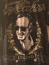 Gentle Giant Studios Stan Lee 'LEGEND' Men's L T-Shirt Black/Gold - BRAND NEW OG