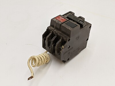 #ad General Electric GE THQL2120GFI Plug On Circuit Breaker 20A 2P 120 240V 10kA $100.00