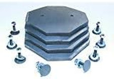 Auto Lift Parts - Pads For Challenger Lift - 6-ply 8-sided Ultra Heavy Duty Rubb