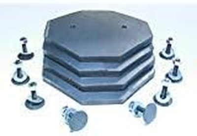 Auto Lift Parts - Pads for Challenger Lift - 6-Ply 8-Sided ULTRA HEAVY DUTY Rubb