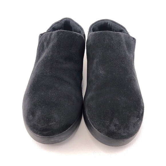 FitFlop SuperChelsea Black Suede Leather Low Slip-On Boots Womens Size 7 EUR 38 image 4