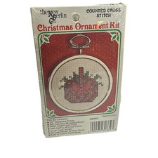 VTG New Berlin Creative Crafts Basket Christmas Ornament Kit-30332 - USA MADE