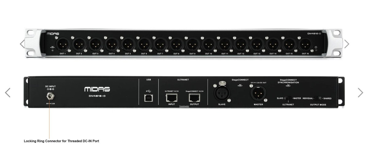 AC Adapter for Midas DN4816-O StageConnect Interface | eBay