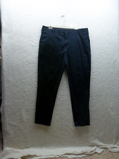 Tommy Hilfiger Womens Stretch Slim Chino Navy Blue Pants Sz 16 Waist 38" x 29.5"