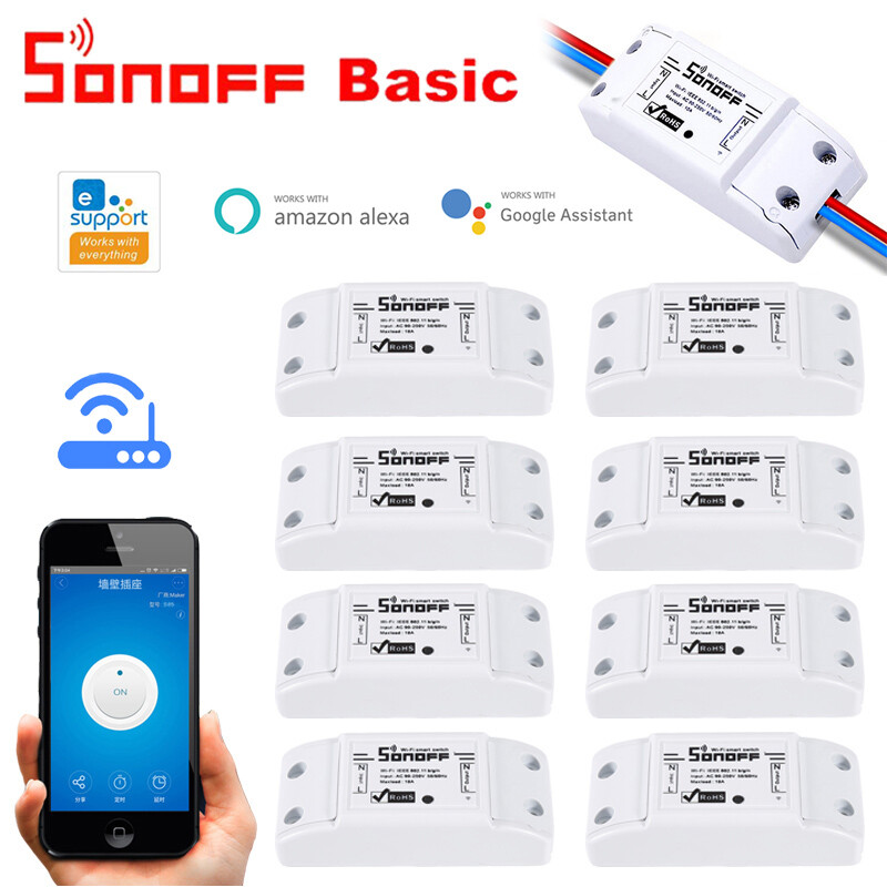 Sonoff Basic R2 WiFi DIY Switch Smart Wireless Remote Control