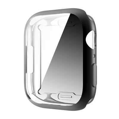 Hülle für Apple Watch Series 9 8 7 TPU-Schutzfolie für iWatch 41 mm 45 mm