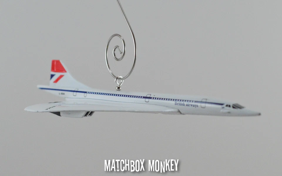 British Airways Concorde Jet Airplane Custom Christmas Ornament 1/400th Aircraft - Image 4 of 4