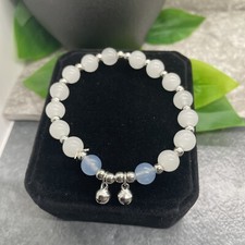 Handmade Beaded Stackable 6.25  Plus Stretch Bracelet New Bells A1664