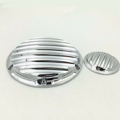 HTTMT Groove Motor Derby Timer Abdeckung Für Harley Sportster 883 Roadster Chrom