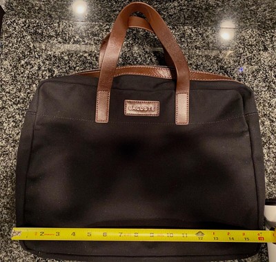 lacoste men's classic messenger bolsa