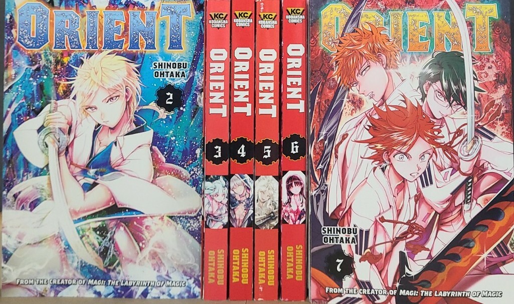 Orient Volumes 1-9 English Manga Graphic Novels Brand New Kodansha ...