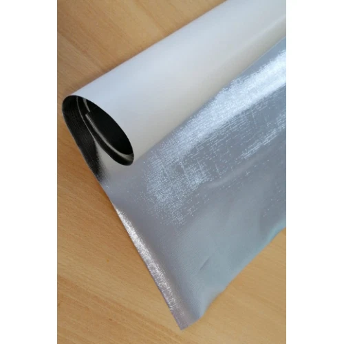 Replacement sheet for window blackout - Cream white / silver - Height 70 cm - So - Picture 1 of 1