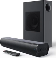 100 watts Subwoofer 16-inch Mountable TV Sound Bar, 2.1ch Surround Sound System
