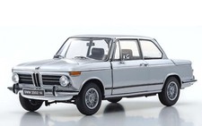 BMW 2002 TII 1972 SILVER KYOSHO 08543S 1/18 METAL DIE CAST MODEL