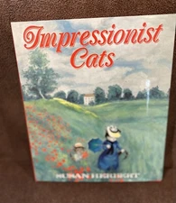Pre Owned VTG First North America Edition Impressionist Cats Hardcover Book 1992