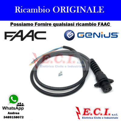 FAAC Genius Original 63001935 Kit Cable Printed Connector Female S450H