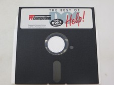 PC Computing The Best of DOS Help 5.25" Floppy Disk Includes DOS 5 Commands
