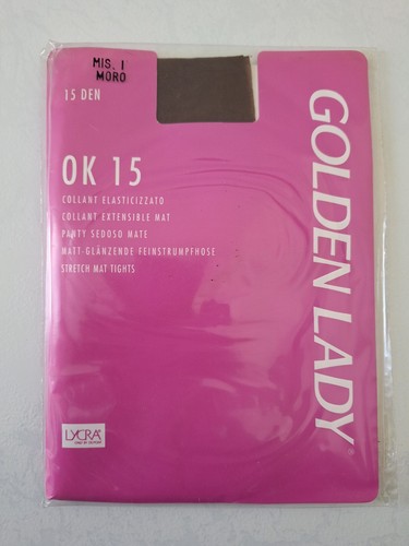 Lot De 2 Collants Golden Lady 15 Deniers - Taille 2, Couleur Brenda - Neufs