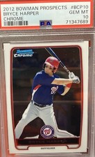 Bowman  Bryce Harper   Baseball Washington Nationals. Prospects.   PSA. 10  💎💎